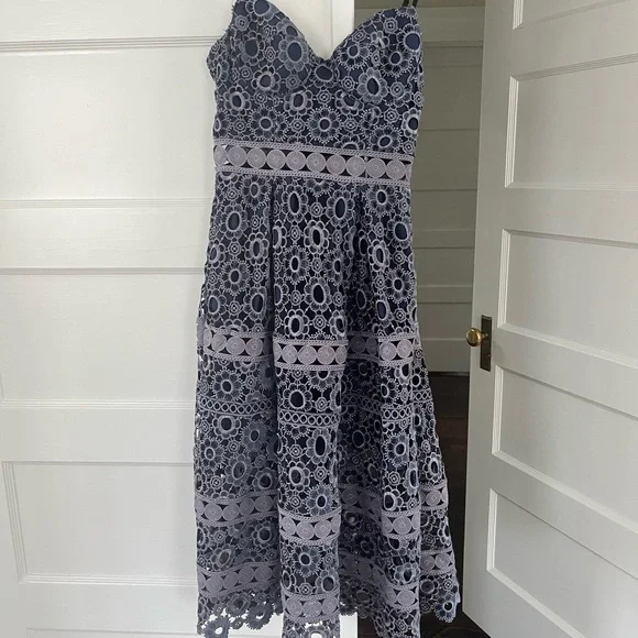 sachin and babi light blue dress Sydneys Closet SC7386 Long Prom Dress Plus Size Strapless A-Line Floral Slit Puff Sleeves Train Pockets Formal Gown 14 / Green Floral